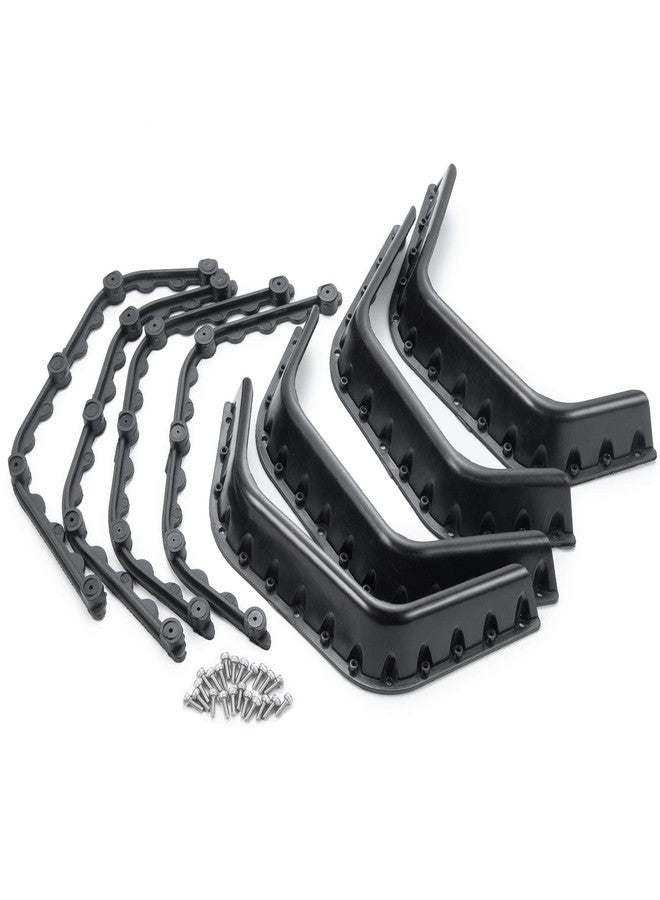 مجموعة واحدة من واقيات الرفارف بمقياس 1/10 مع براغي لسيارة التحكم عن بعد Axial SCX10 D90 D110 بمقياس 1/10 - Image 1